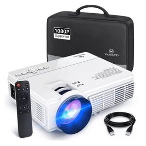 VANKYO LEISURE 3 Mini Movie Projector, 1080P and 170inch Display, Portable
